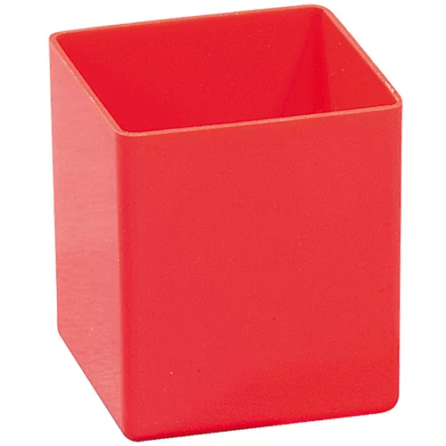 Box kutija za male dijelove 5 (5,4 x 5,4 x 6,3 cm, Crvene boje)