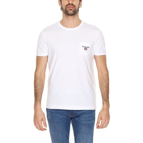 U.S. Polo Assn. Polo majice dolgi rokavi ZACK 68039 49351 Bela Cene