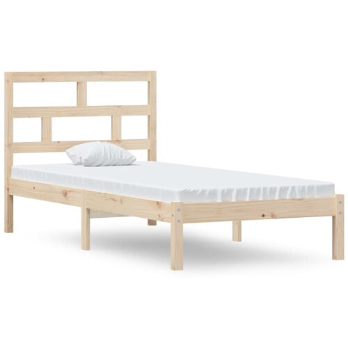  Okvir za krevet od masivnog drva 90 x 190 cm jednokrevetni Slike