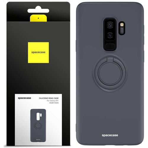 Spacecase OVITEK SILIKONSKI OVITEK ZA SAMSUNG GALAXY S9+ ČRN, (21964170) Cene
