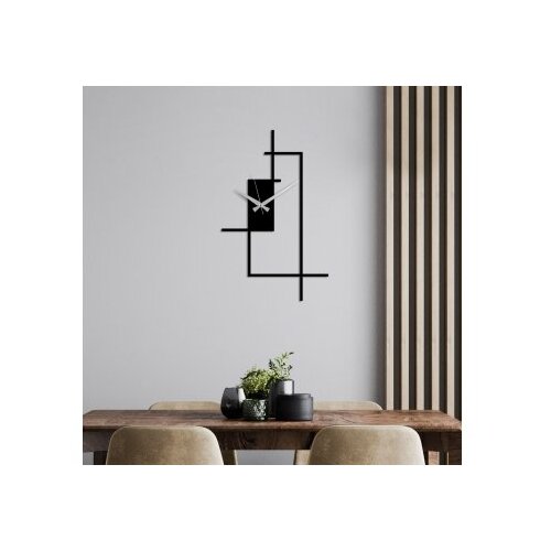 Wallity Zidni sat 49x30cm Crni Slike