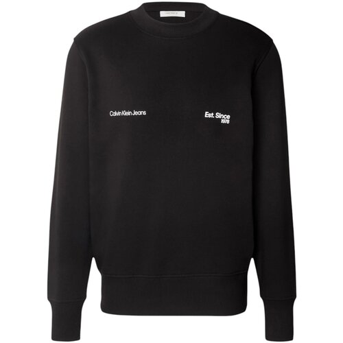Calvin Klein Jeans Puloverji CALVIN KLEIN 1978 CR J30J326877 Črna Cene