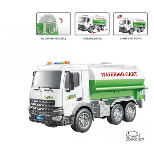 Magzy Wheels Kamion 1:18 cisterna za vodu sa zvukom i svetlom Cene