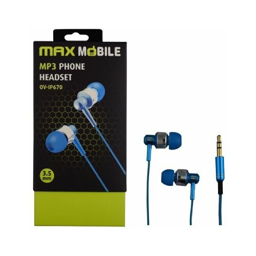 Max Mobile MP3 OV-IP670 BLUE slušalice Slike
