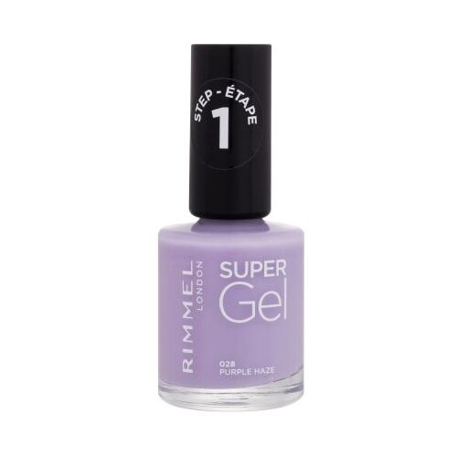 Rimmel London Super Gel STEP1 gel lak za nohte 12 ml Odtenek 028 purple haze Cene