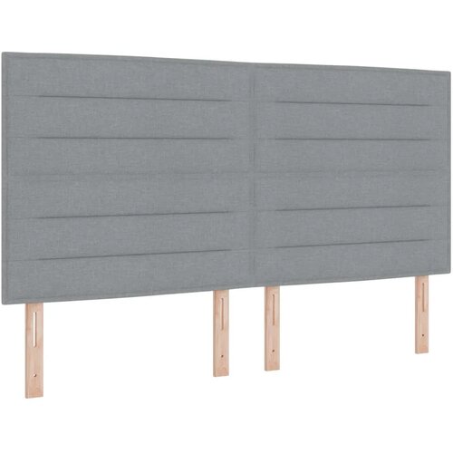  LED krevet za pohranu s madracem Svjetlosiva 180 x 200 cm - Svjetlosiva 180 x 200 cm Dizajn linija Slike