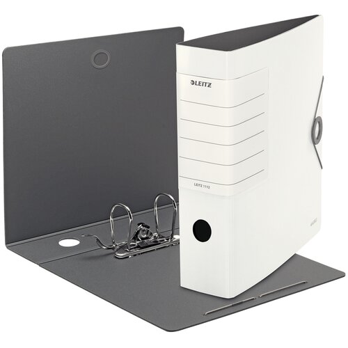 Leitz Mapa Solid, 180 stopinj, 82 mm, bela, (21651264) Cene
