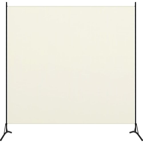 vidaXL Sobna pregrada s 1 panelom krem-bijela 175 x 180 cm Cijene