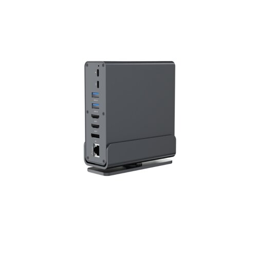 Docking station GEMBIRD USB Type-CF 15-in-1 multi-port HDMIx2 + DisplayPort + PD + card reader + GigaLAN + 3.5 mm audio, grey A-CF-COMBO15-01 Cijene