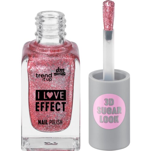 trend !t up ilove effect lak za nokte - 060 pink glitter 8 ml Cene