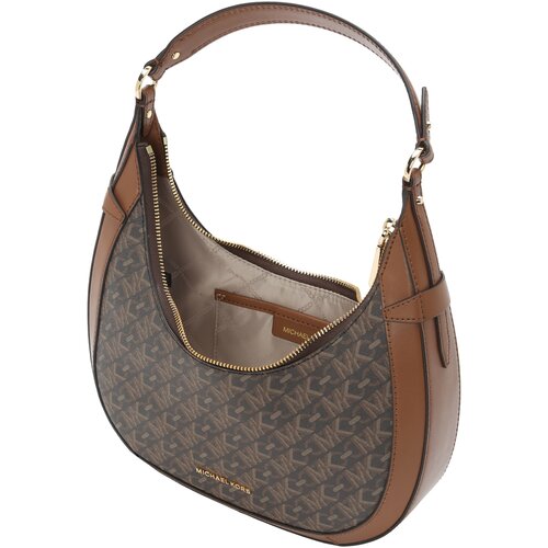Michael Kors Torba za čez ramo &amp;#039;PRESTON&amp;#039; rjava / konjak / temno rjava / zlata Slike
