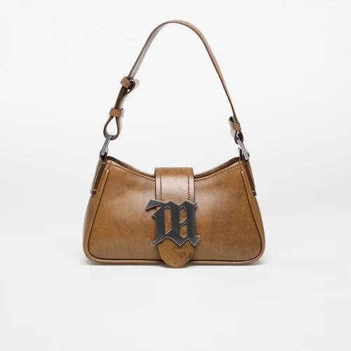 MISBHV Leather Shoulder Bag Small Brown Faded