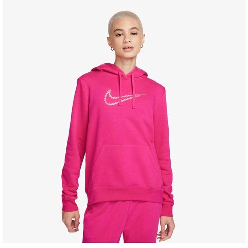 Nike ženski duks W nsw pe clb flc shine os po FB8763-615 Slike