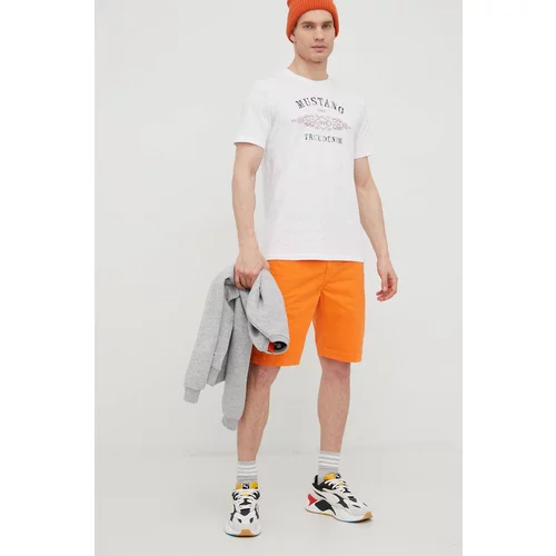 Superdry Kratke hlače moške, oranžna barva