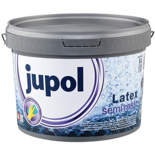 Jub PROFESIONALNA BARVA JUPOL LATEX SATEN BELI 5 L Cene