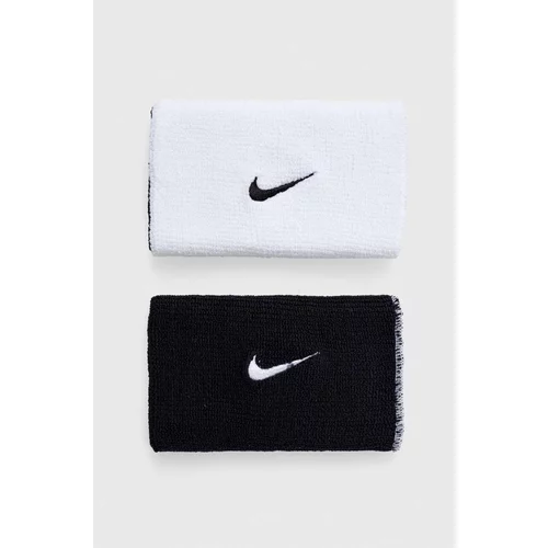 Nike Trak za zapestje 2-pack bela barva