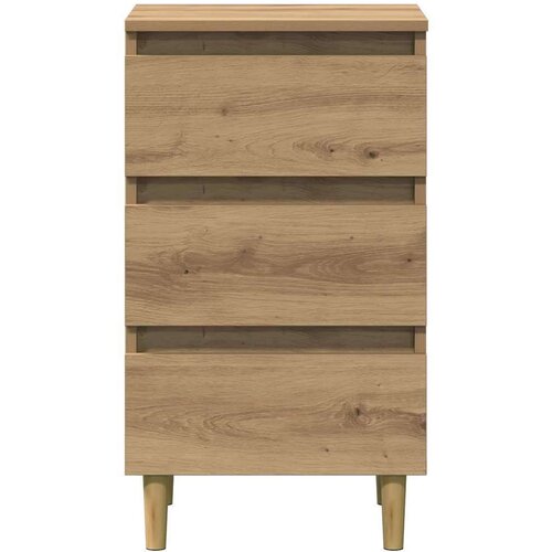 VidaXL Noćni ormarić Artisan hrast 40x35x69 cm izrađeno drvo Slike