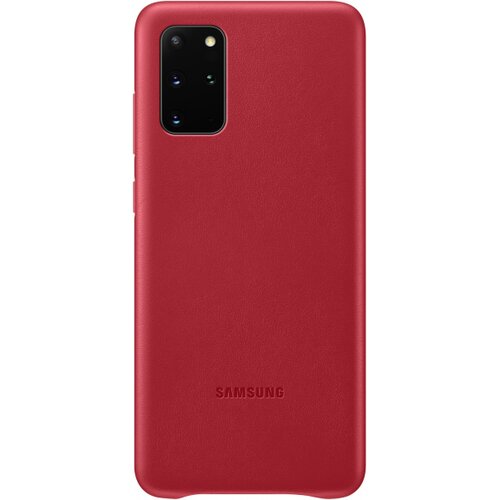 Samsung original usnjen ovitek EF-VG985LRE za Galaxy S20 Plus G985 - zaščita zadnjega dela - rdeč Cene