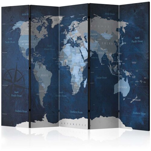  Paravan u 5 dijelova - Dark Blue World [Room Dividers] 225x172 Slike