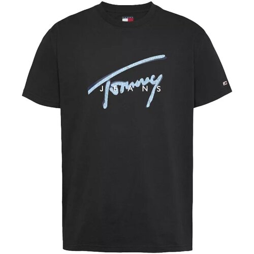 Tommy Jeans Majice s kratkimi rokavi DM0DM21109 Črna Slike