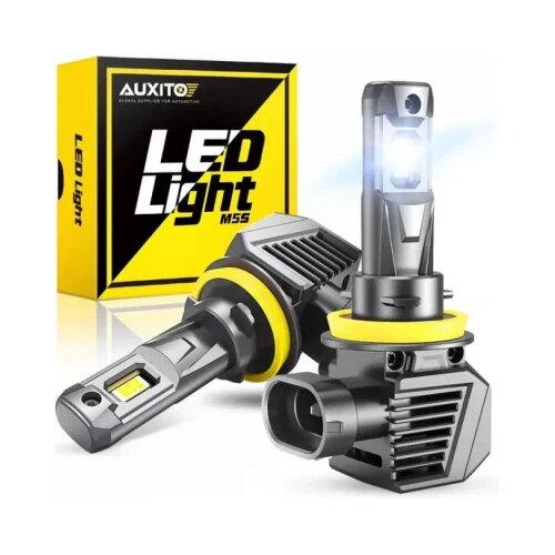 Auxito LED H11 Farovi 1:1 sa Turbo Hlađenjem – 6500K DD-M5S-H11 Set 2 kom Cene