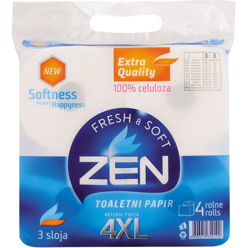 Zen Troslojni toalet papir 4XL beli Slike
