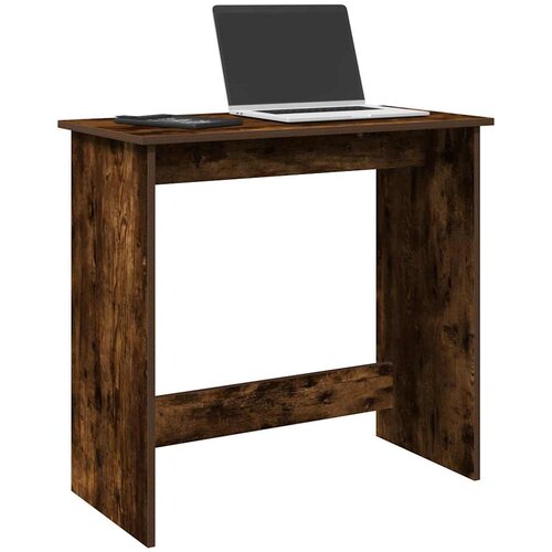 VidaXL Radni stol boja dimljenog hrasta 80x40x75 cm konstruirano drvo Slike