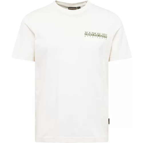 Napapijri Majica 'S-GOUIN' kaki / narančasta / bijela