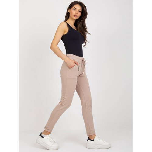 RELEVANCE Sweatpants-RV-DR-8692.21-dark beige Cene