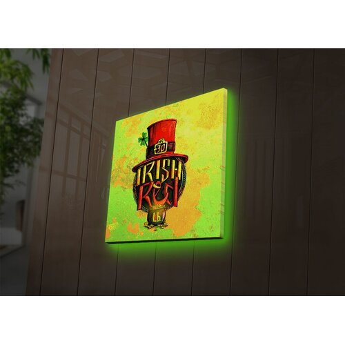 Wallity Zidna slika sa LED osvetljenjem 2828DACT-37, 28x28 cm Cijene