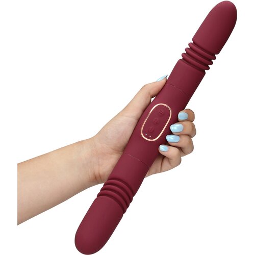 Loveline Double-Sided Thrusting Vibrator Merlot Grape Cijene