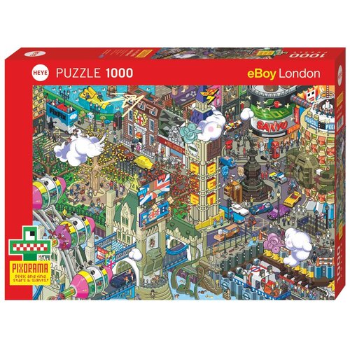Heye puzzle 1000 delova Pixorama London Quest 29935 Slike