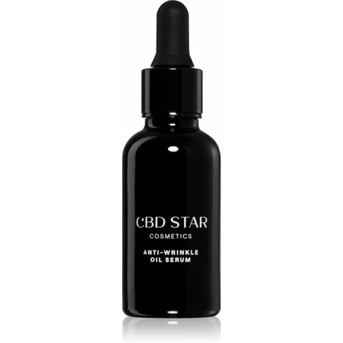 CBD Star Cosmetics ANTI WRINKLER OIL SERUM antioksidantni oljni serum za obraz 30 ml
