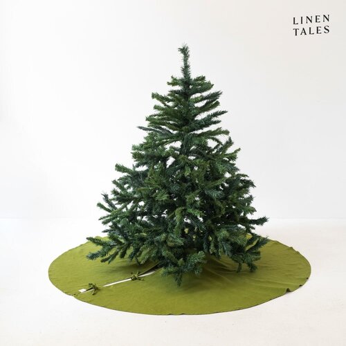 Linen Tales Zeleni okrugli tepih &amp;oslash; 125 cm - Slike