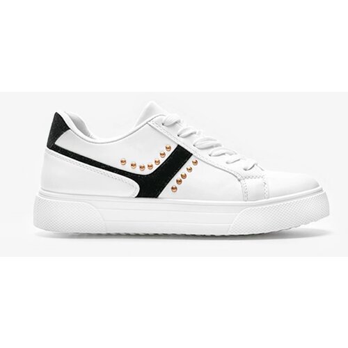 Gemre White Women&amp;#039;s Sneakers Black Emilie Slike