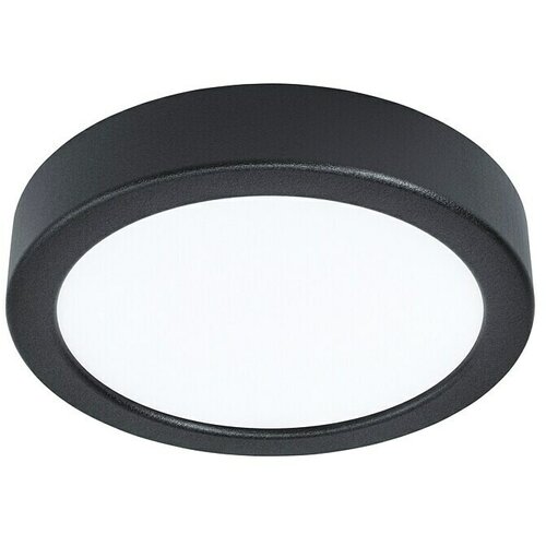 Eglo Fueva 5 Okrugla stropna LED svjetiljka (10,5 W, Ø x V: 16 x 2,8 cm, Crne boje, Neutralno bijelo) Cijene