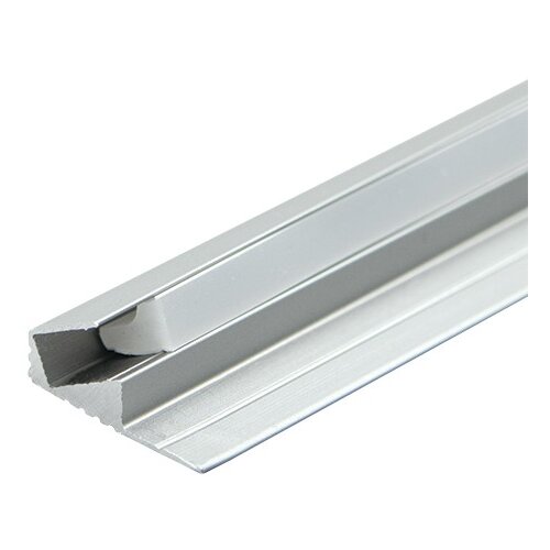 Mitea Lighting aluminijumski profil za led trake sivi 8.6x17.7x2000mm ugaoni sa difuzerom 2m MA063 Cene