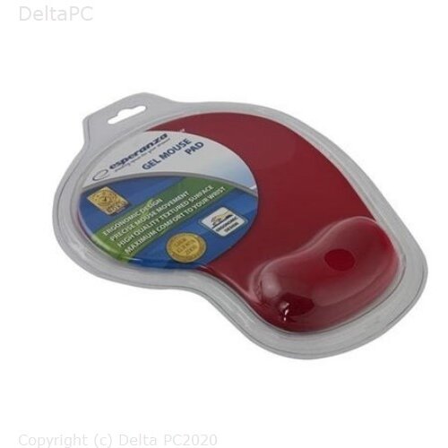  Podloga za mis Esperanza Gel wrist rest anti-slip RED EA137R Cijene
