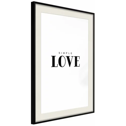  Poster - Simple Love 40x60