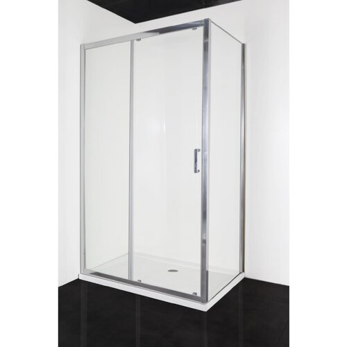 Sanotechnik drsna tuš vrata elite (120 x 195 cm, srebrni profili, steklo: 6 mm) Cene
