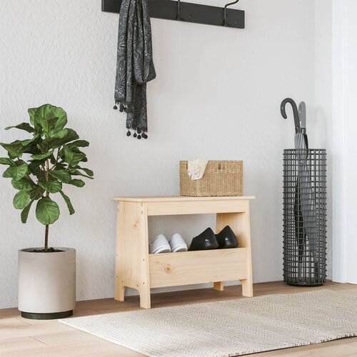 vidaXL Klupa za hodnik 60x28x45 cm od masivne borovine Cijene
