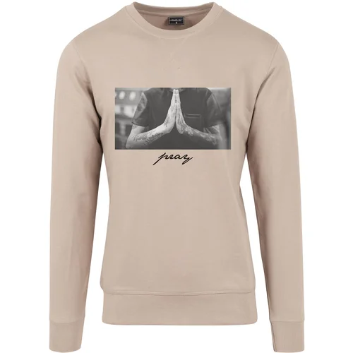 MT Men Pray Crewneck darksand