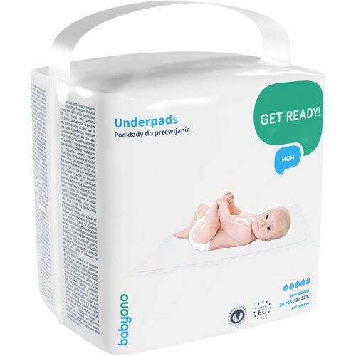 BabyOno Get Ready Mom jednokratne podloge za previjanje 60 x 90 cm 20 kom Cijene