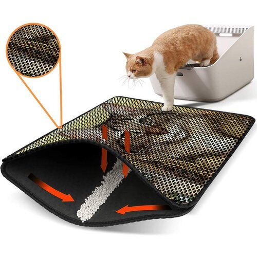 WALLXPERT Nrszn0123 multicolor cat litter mat Cene