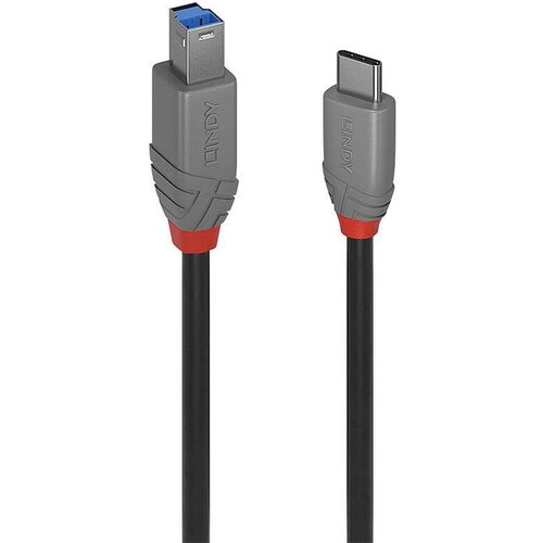 Lindy USB kabel USB 3.2 gen. 1 (USB 3.0) USB-C&reg; vtič\, USB-B vtič 0.50 m črna 36665, (20614449) Cene