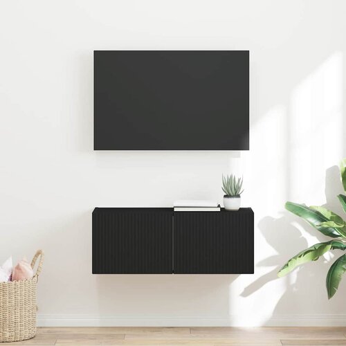 vidaXL TV zidni ormar Zidne Crna 60 x 31 x 29.5 cm Konstruirano drvo Cijene