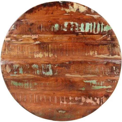 vidaXL Mizna plošča Ø 70x3,8 cm okrogla trden predelan les