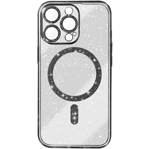 AVIZAR Ohišje za iPhone 15 Pro MagSafe Glitter, Črna, (5000016550) Cene
