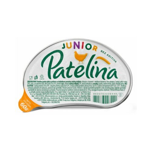 PATELINA pašteta pileća junior 60G np Cene