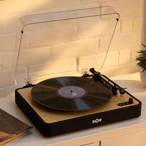 HouseofMarley REVOLUTION BT gramofon črne barve Slike